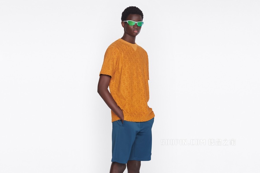 DIOR AND PARLEY 运动短裤 蓝色 Parley Ocean Plastic 混纺平纹针织面料