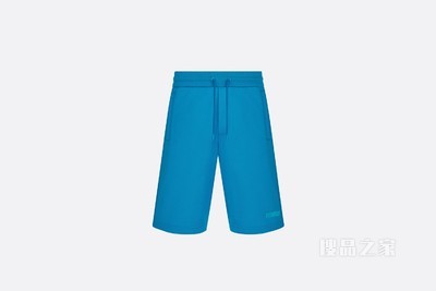 DIOR AND PARLEY 运动短裤 蓝绿色 Parley Ocean Plastic 混纺平纹针织面料