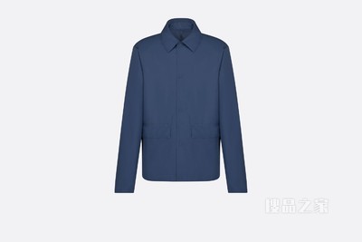 DIOR AND PARLEY 可折叠短夹克 蓝色 Parley Ocean Plastic 塔夫绸科技面料