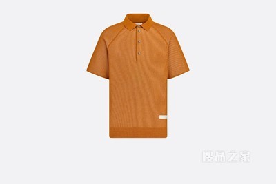 DIOR AND PARLEY Polo 衫 橙色 Parley Ocean Plastic 混纺针织面料