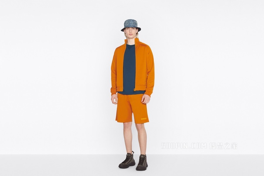 DIOR AND PARLEY 运动短裤 橙色 Parley Ocean Plastic 混纺平纹针织面料