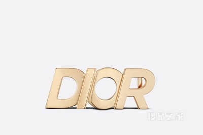 “DIOR”腰带扣 35 毫米金色饰面黄铜