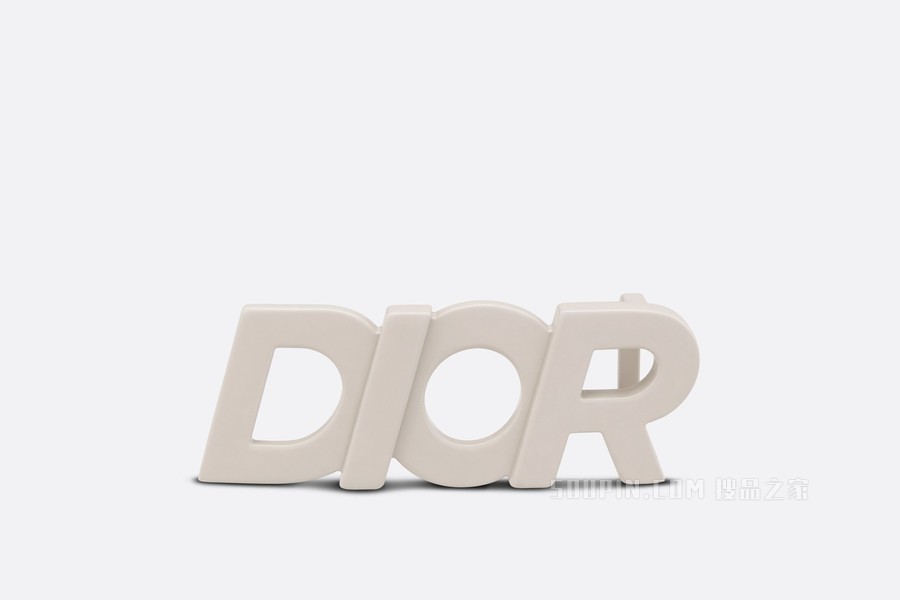 “DIOR”腰带扣 35 毫米迪奥灰哑光涂漆饰面黄铜