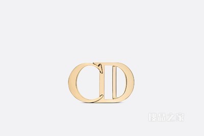 “CD Icon”腰带扣 40 毫米金色饰面黄铜