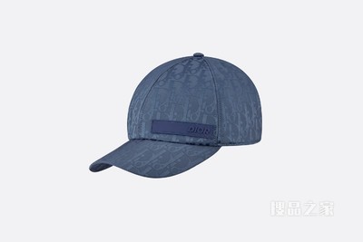 DIOR AND PARLEY 棒球帽 蓝色 Parley Ocean Plastic 提花科技面料 Oblique 印花