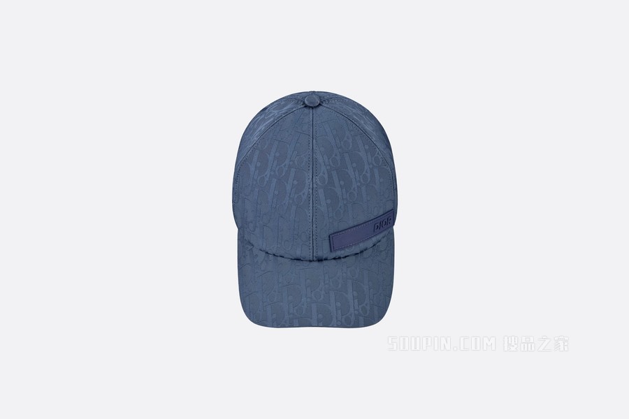 DIOR AND PARLEY 棒球帽 蓝色 Parley Ocean Plastic 提花科技面料 Oblique 印花