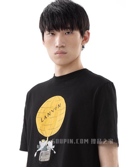 小象Babar系列男女同款印花T恤