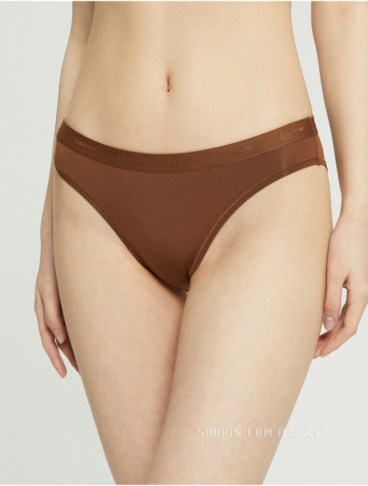 【JENNIE同款自然系列】Calvin Klein 22春季新品女循环LOGO比基尼内裤QF6761AD