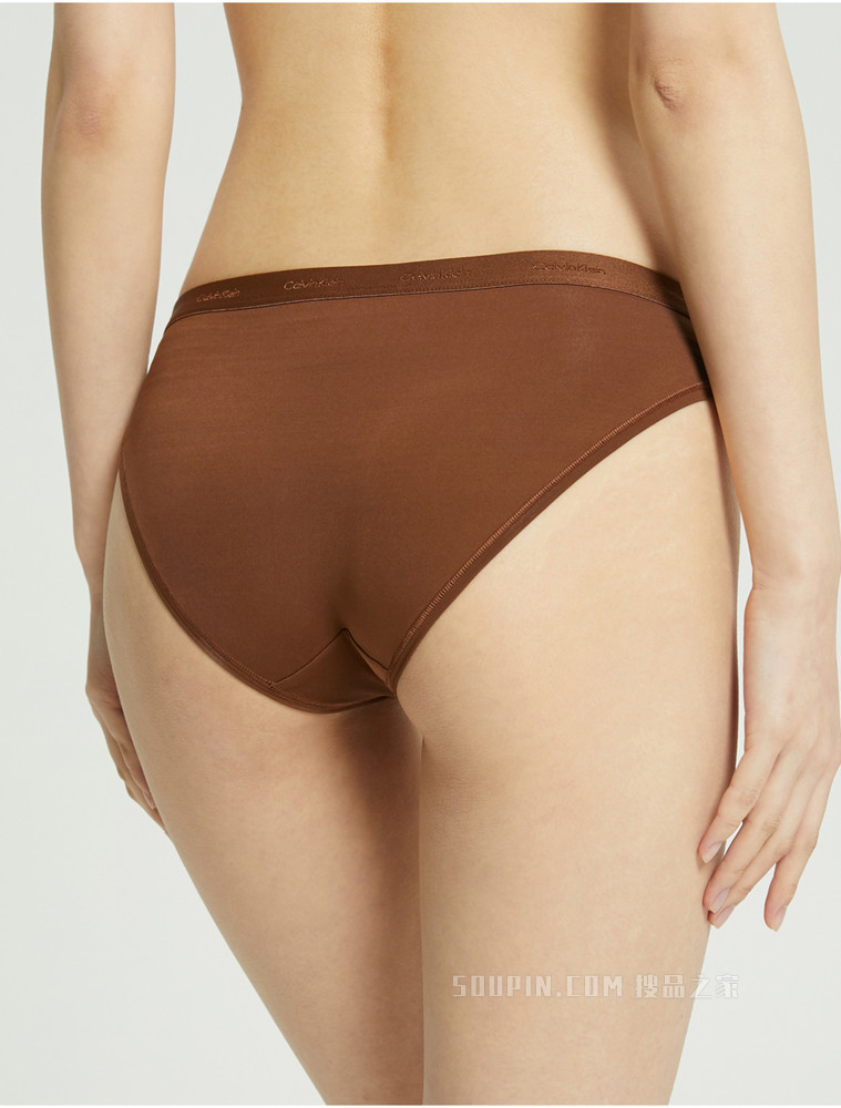 【JENNIE同款自然系列】Calvin Klein 22春季新品女循环LOGO比基尼内裤QF6761AD