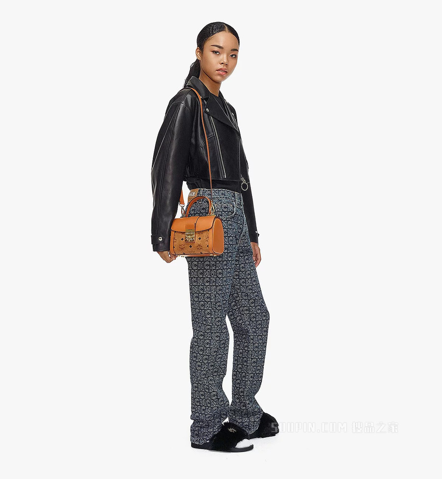 Small Tracy Visetos Satchel包