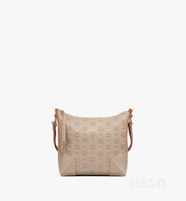 Medium Aren Hobo Monogram 皮革肩背包