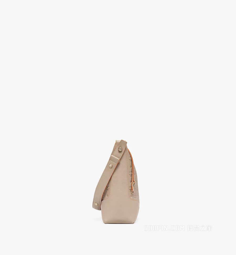 Medium Aren Hobo Monogram 皮革肩背包