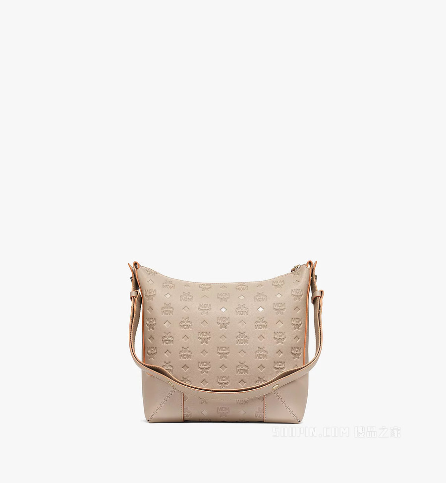 Medium Aren Hobo Monogram 皮革肩背包