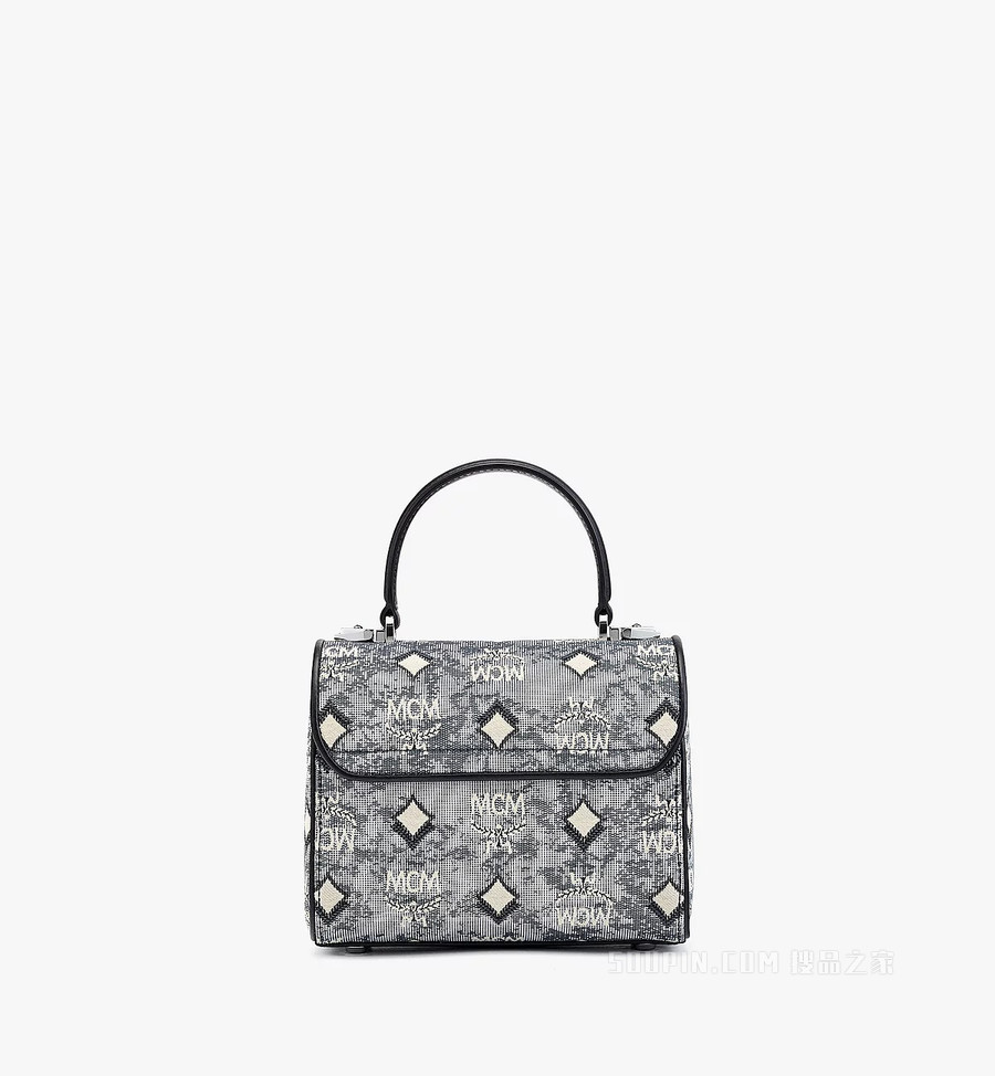 Small Vintage Jacquard Monogram Satchel包