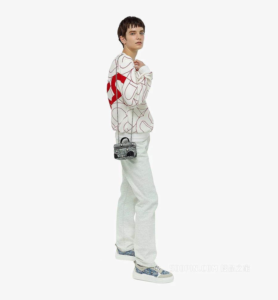 X-Mini Aren Vintage Jacquard Monogram 化妆箱