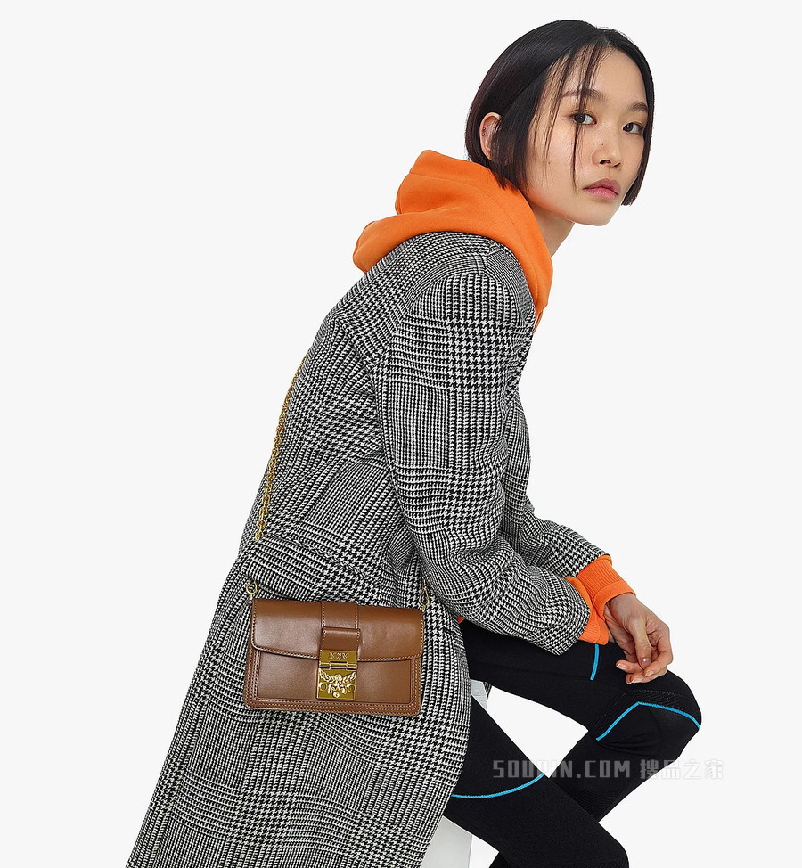 Mini Tracy皮革斜挎包
