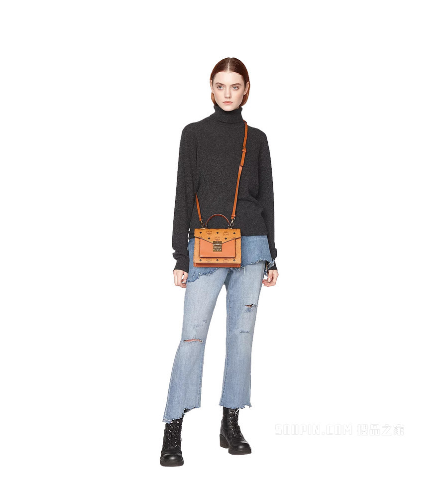 Small Tracy Satchel Visetos挎包
