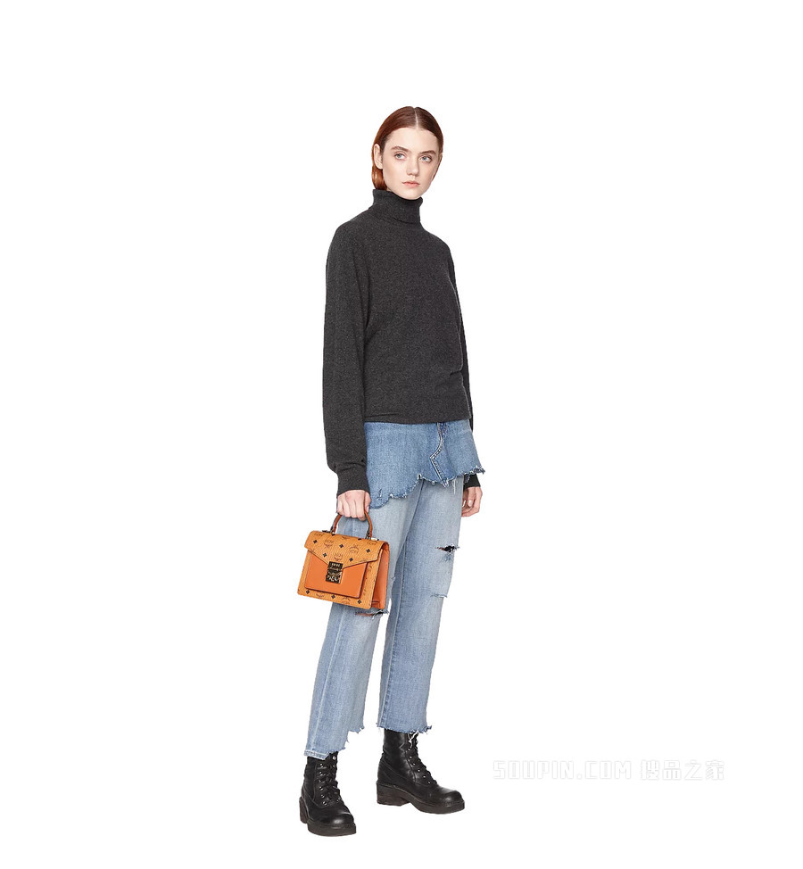 Small Tracy Satchel Visetos挎包