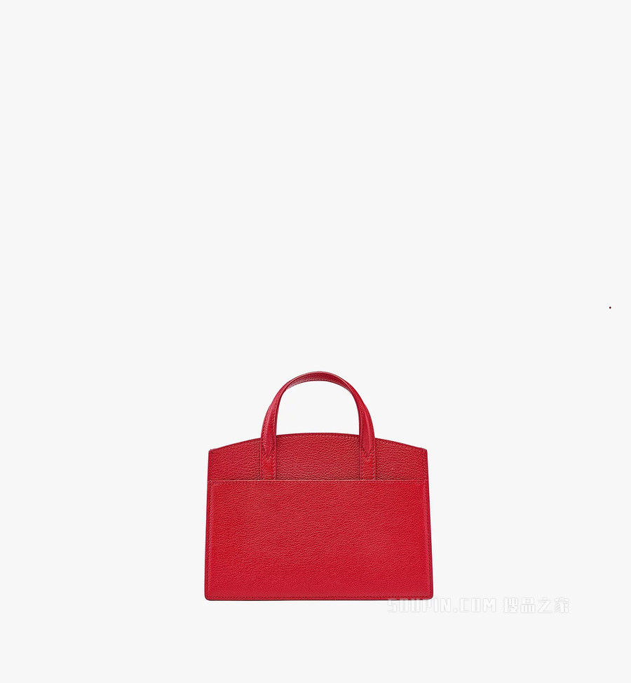Mini Upcycling Project Milano手绘珠宝流苏图案羊皮手提包