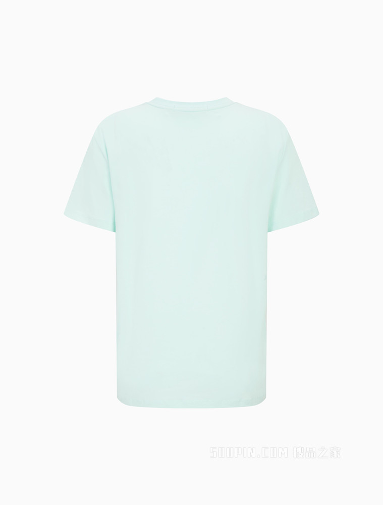 Calvin Klein 22春季新款女士经典百搭圆领简约LOGO短袖T恤J219146