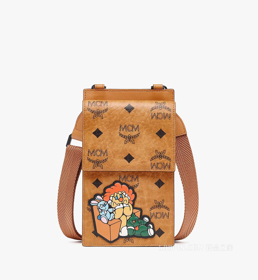 One Size MCM x SAMBYPEN Visetos斜挎手机保护套