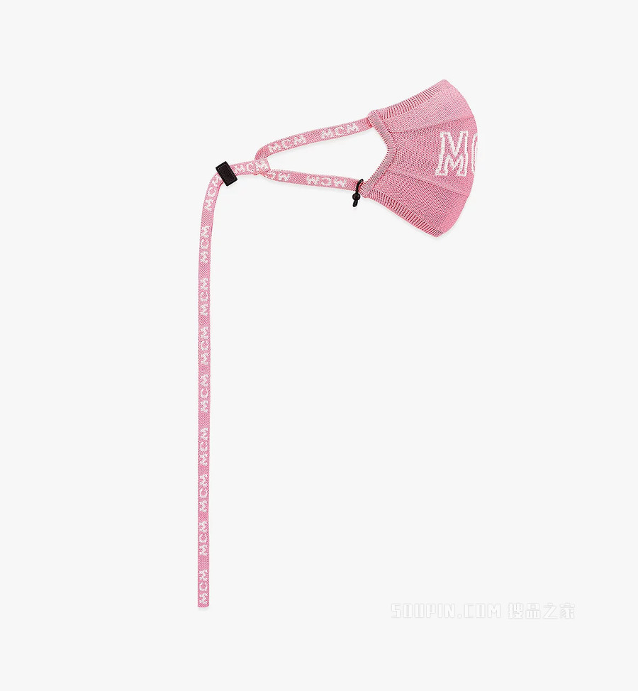 One Size Logo针织链条口罩