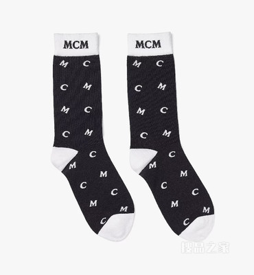 MCM Monogram嵌花针织袜