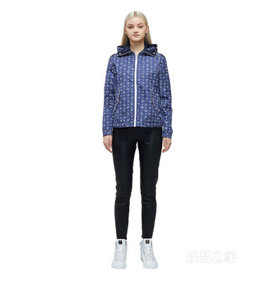 女式可收纳双面风衣