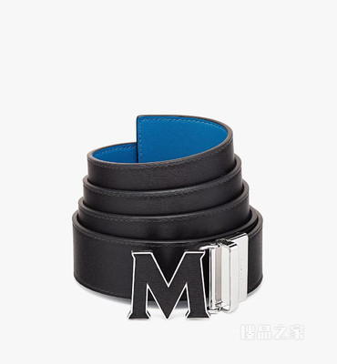 Cut to Size Claus Leather Inlay M Reversible Belt 1.5” in Embossed Leather
