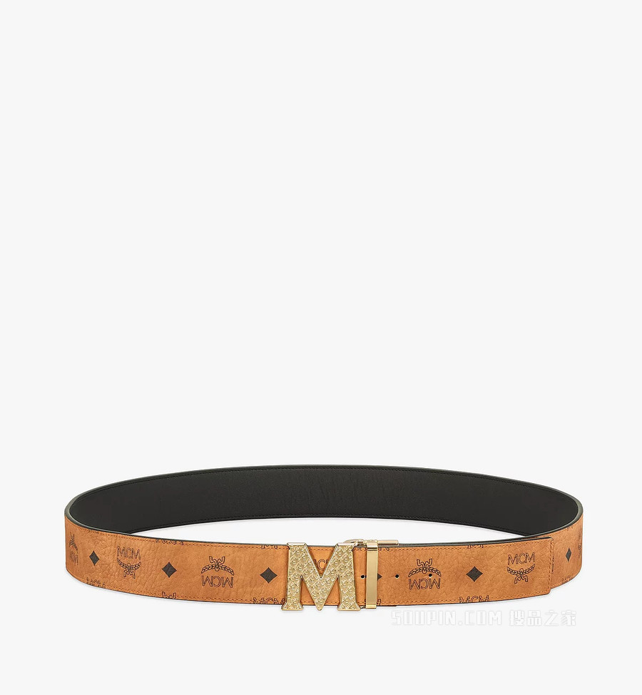 Cut to Size Claus Textured M Reversible Belt 1.75” in Visetos