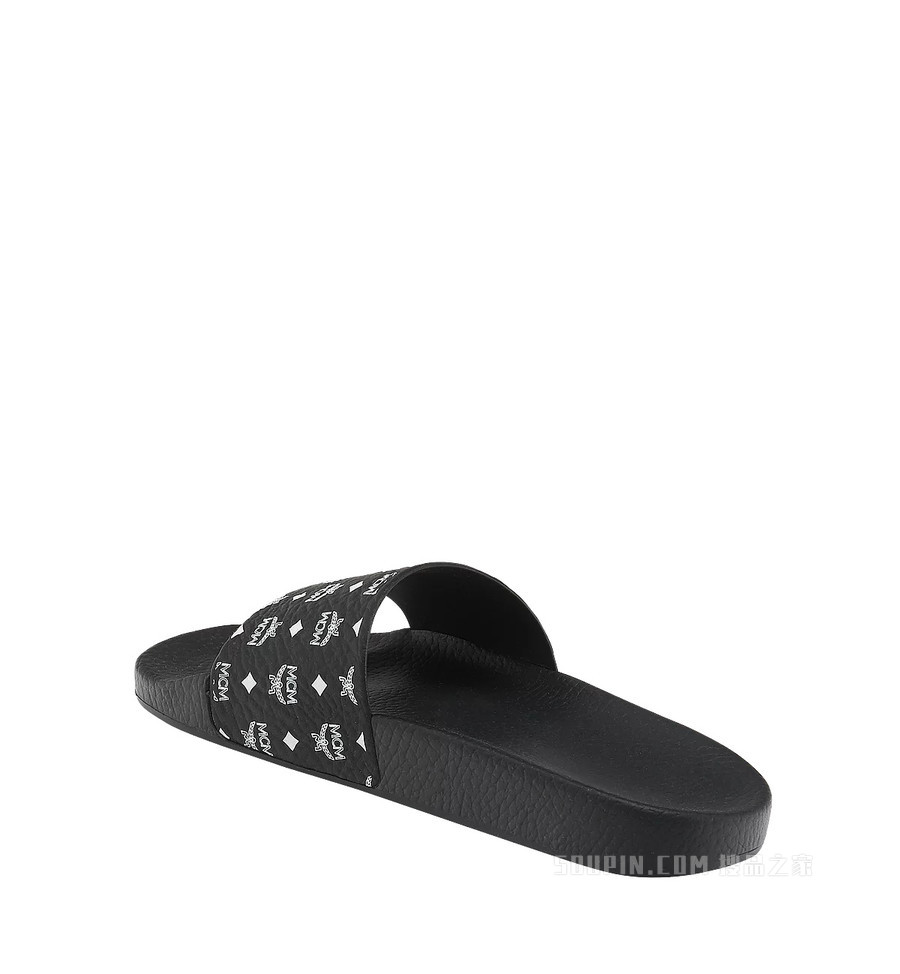 42 IT Men’s Monogram Print Rubber Slides