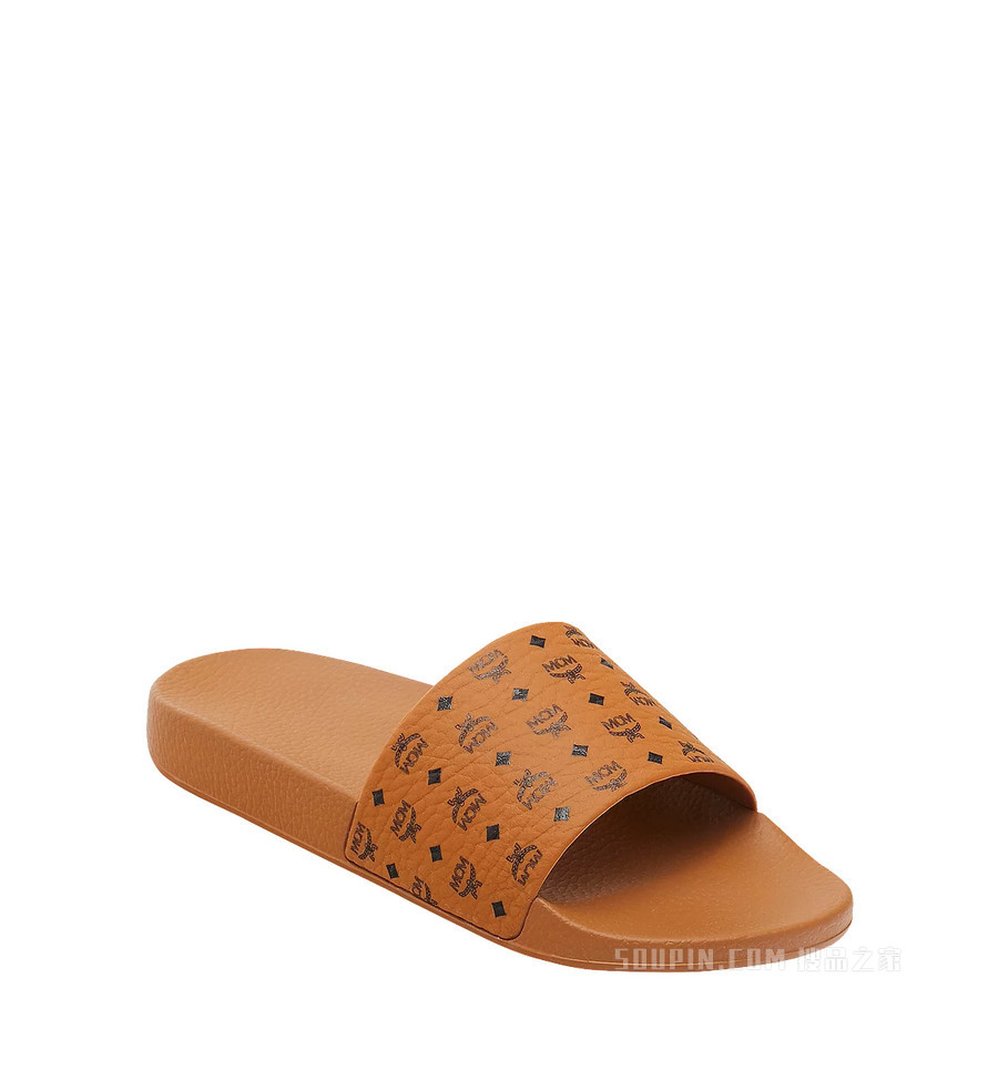 41 IT Men’s Monogram Print Rubber Slides