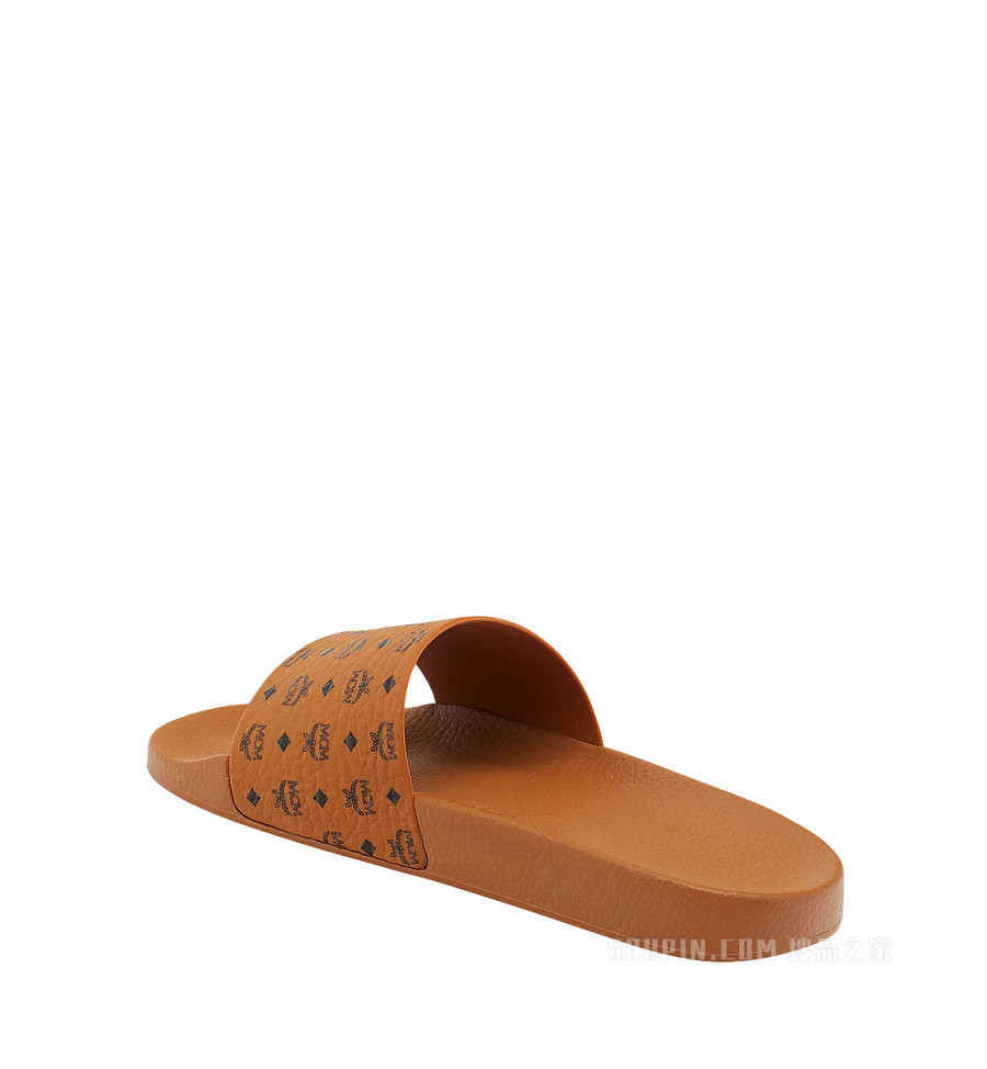 41 IT Men’s Monogram Print Rubber Slides