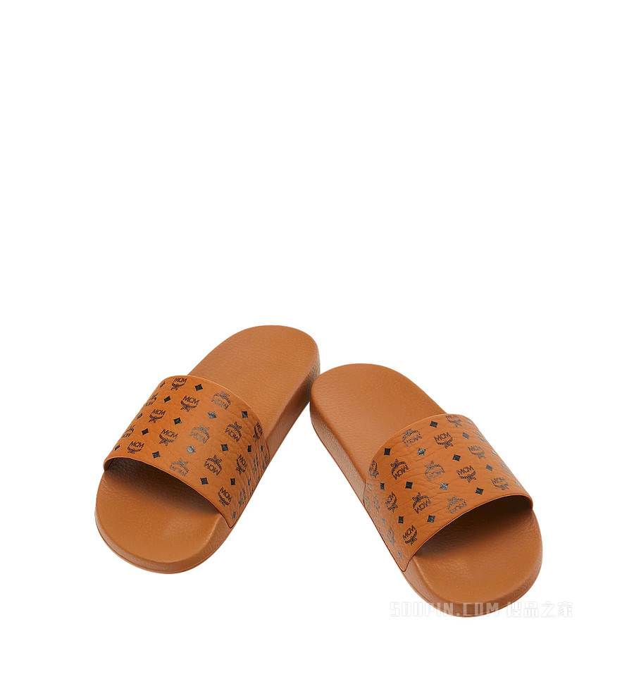 41 IT Men’s Monogram Print Rubber Slides