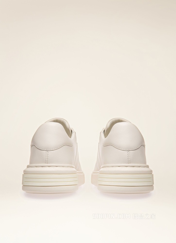 Mandye 白色皮革运动鞋