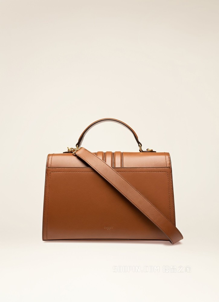 Brettie Medium 古铜色皮革手柄包