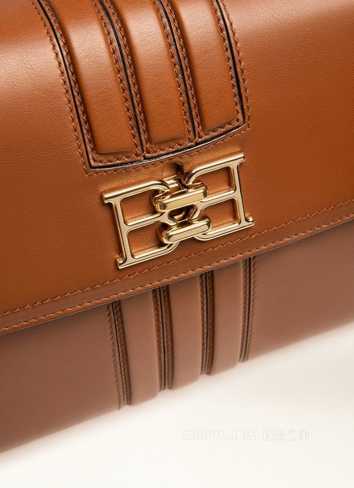 Brettie Medium 古铜色皮革手柄包