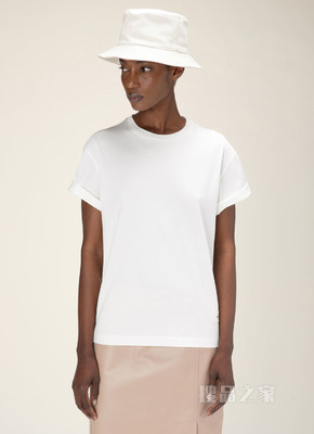 Logo T-shirt 白色棉质上衣