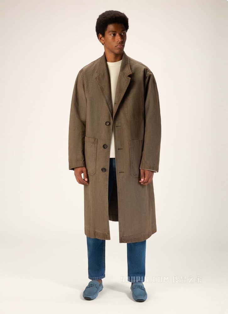 Parsal 蓝色皮革驾车鞋