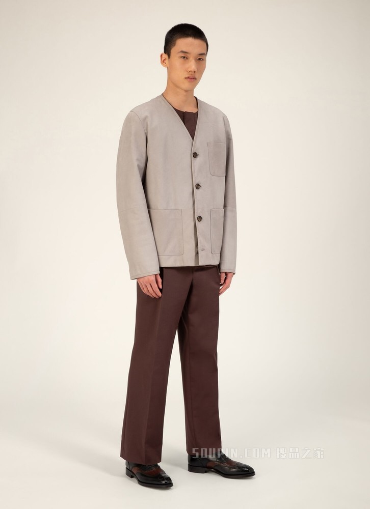 Scalibur 黑色棕色皮革牛津鞋