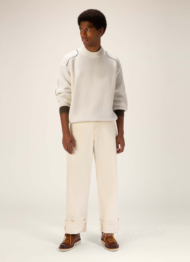 Norton 棕色皮革德比鞋