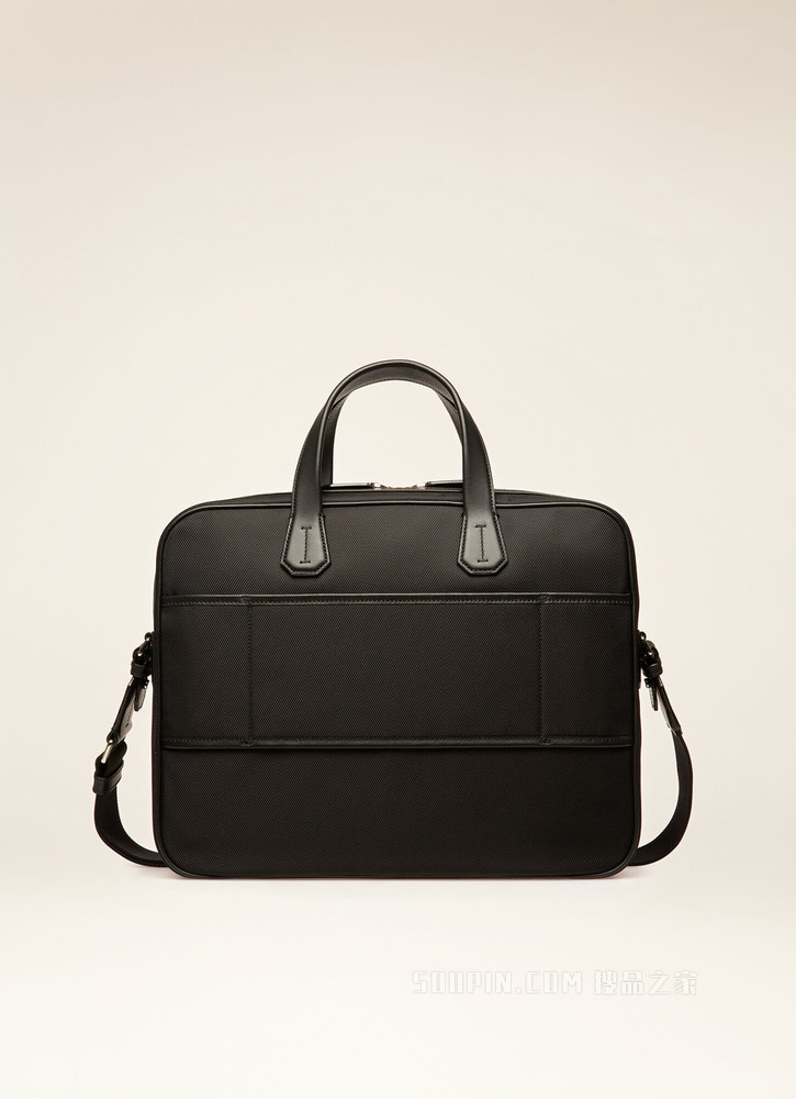 CHANDOS SMALL 男士黑色尼龙商务包