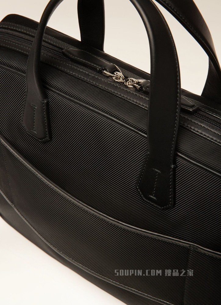 CHANDOS SMALL 男士黑色尼龙商务包