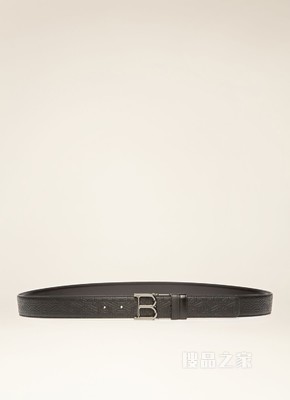 B Buckle 35 毫米黑色皮革腰带