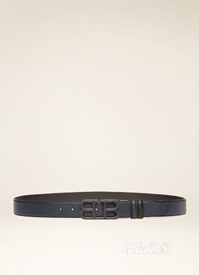 Britt 35 毫米海军蓝色皮革腰带