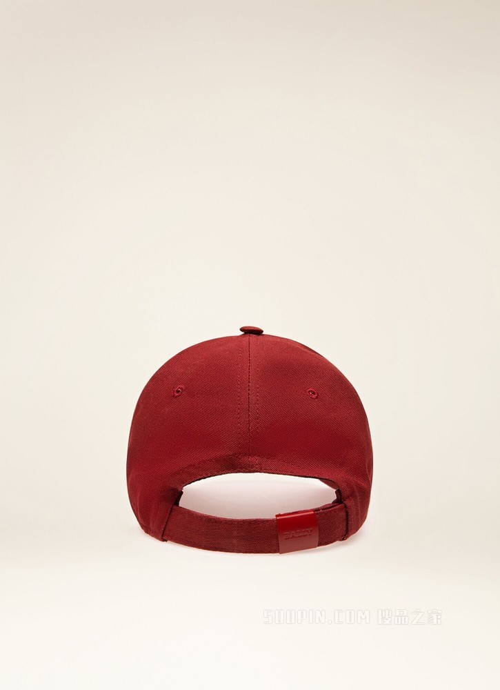 B-Chain 帽子 Bally Red 棉质配饰