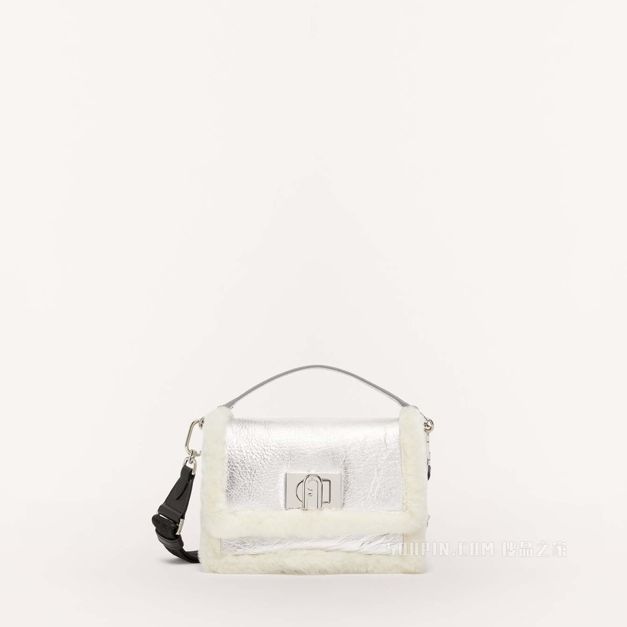 斜挎包 迷你款 White Cotton Furla 1927 Soft