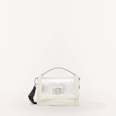 斜挎包 迷你款 White Cotton Furla 1927 Soft