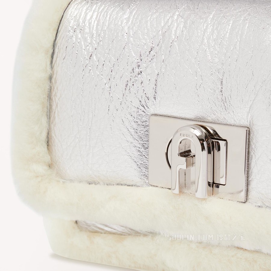 斜挎包 迷你款 White Cotton Furla 1927 Soft