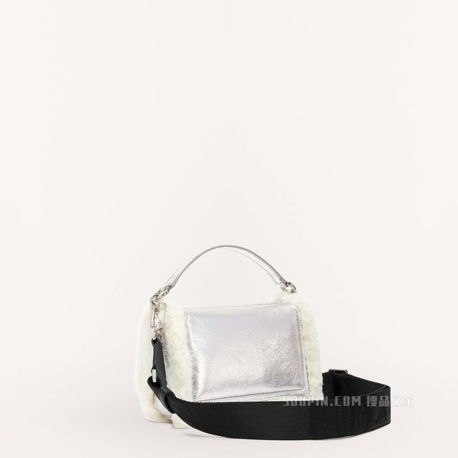 斜挎包 迷你款 White Cotton Furla 1927 Soft